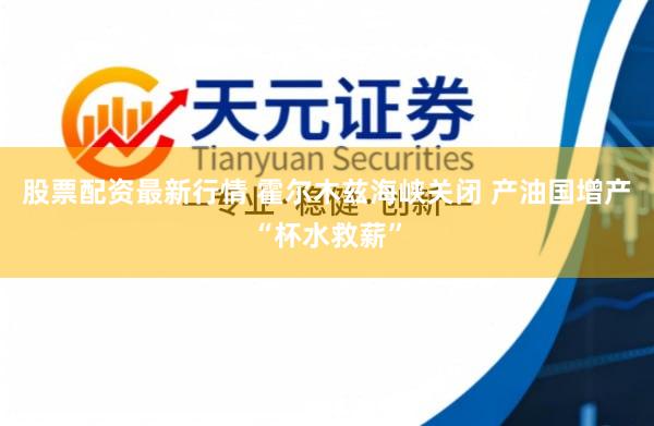 股票配资最新行情 霍尔木兹海峡关闭 产油国增产“杯水救薪”